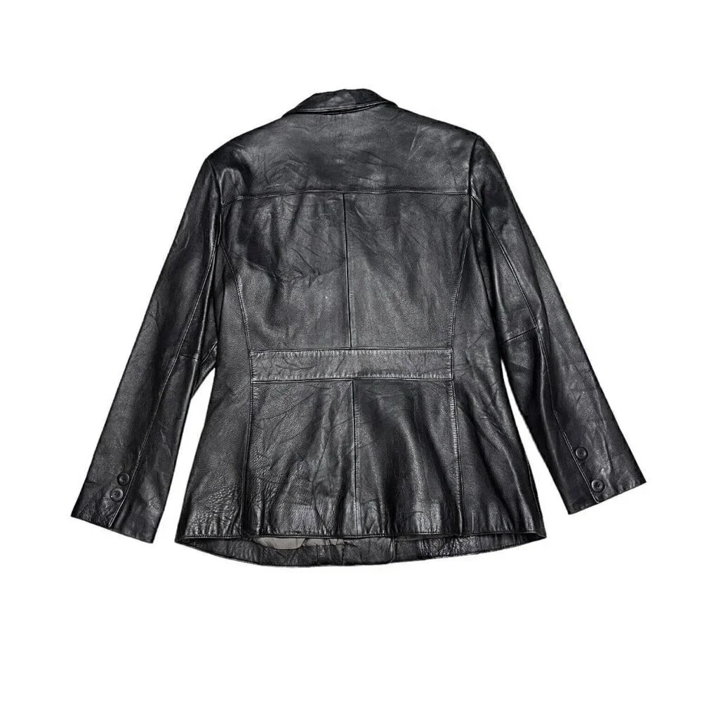 Wilson’s Leather Pelle Studio Vintage Leather Designer Luxury Jacket Medium - Picture 4 of 5